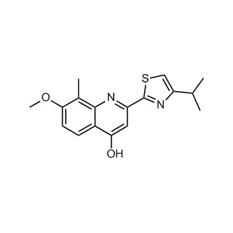 2-(4-Isopropylthiazol-2-yl)-7-methoxy-8-methylquinolin-4-ol