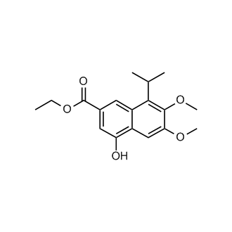 Ethyl 4-hydroxy-8-isopropyl-6,7-dimethoxy-2-naphthoate