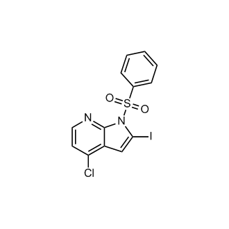 1-Benzenesulfonyl-4-chloro-2-iodo-7-azaindole