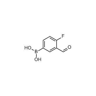 B-(4-Fluoro-3-formylphenyl)boronic acid