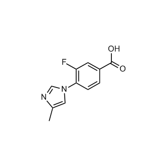 3-Fluoro-4-(4-methyl-1H-imidazol-1-yl)benzoic acid