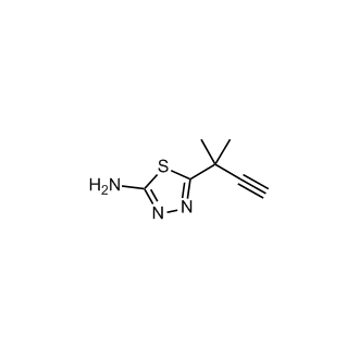 5-(2-Methylbut-3-yn-2-yl)-1,3,4-thiadiazol-2-amine