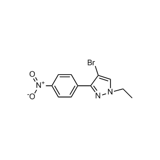 4-Bromo-1-ethyl-3-(4-nitrophenyl)-1H-pyrazole