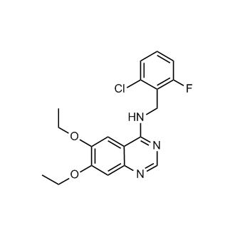 N-(2-chloro-6-fluorobenzyl)-6,7-diethoxyquinazolin-4-amine