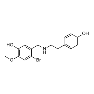 4-Bromo-5-((4-hydroxyphenethylamino)methyl)-2-methoxyphenol