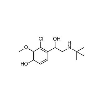 4-(2-(tert-Butylamino)-1-hydroxyethyl)-3-chloro-2-methoxyphenol
