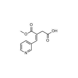 3-(Methyl carboxy)-4-(pyridin-3-yl)but-3-enoic acid
