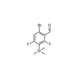 6-Bromo-2,4-difluoro-3-(trimethylsilyl)benzaldehyde