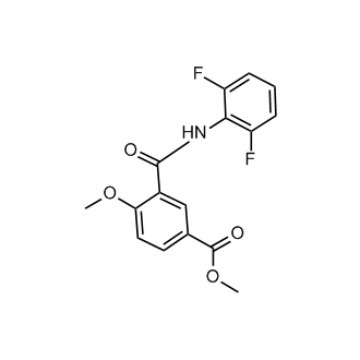 Methyl 3-(2,6-difluorophenylcarbamoyl)-4-methoxybenzoate