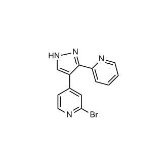 2-Bromo-4-(3-(pyridin-2-yl)-1H-pyrazol-4-yl)pyridine