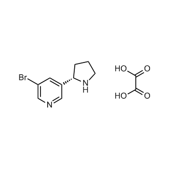 (S)-3-bromo-5-(pyrrolidin-2-yl)pyridine oxalate