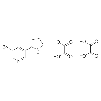 (S)-3-bromo-5-(pyrrolidin-2-yl)pyridine dioxalate