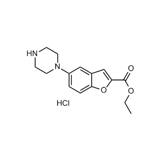 Ethyl 5-(piperazin-1-yl)benzofuran-2-carboxylate hydrochloride