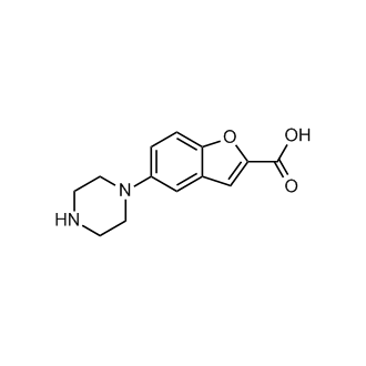 5-(Piperazin-1-yl)benzofuran-2-carboxylic acid