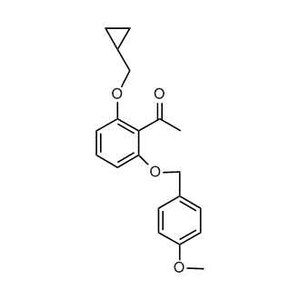 1-(2-(Cyclopropylmethoxy)-6-(4-methoxybenzyloxy)phenyl)ethanone
