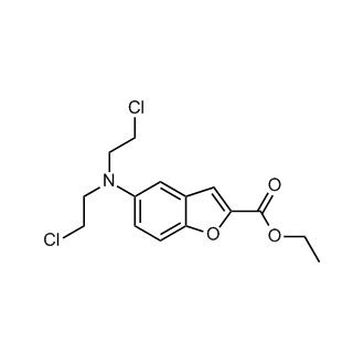 Ethyl 5-(bis(2-chloroethyl)amino)benzofuran-2-carboxylate