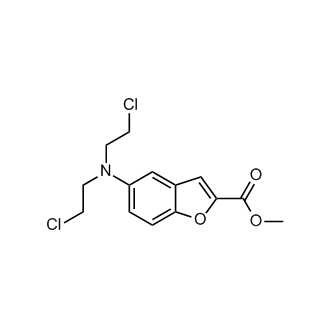 methyl 5-(bis(2-chloroethyl)amino)benzofuran-2-carboxylate