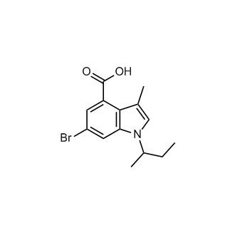 6-Bromo-1-(sec-butyl)-3-methyl-1H-indole-4-carboxylic acid