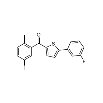 (5-(3-Fluorophenyl)thiophen-2-yl)(5-iodo-2-methylphenyl)methanone