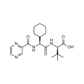 (2S)-2-Cyclohexyl-N-(2-pyrazinylcarbonyl)glycyl-3-methyl-D-valine