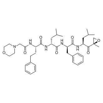 (R)-4-methyl-N-((R)-1-(((S)-4-methyl-1-((R)-2-methyloxiran-2-yl)-1-oxopentan-2-yl)amino)-1-oxo-3-phenylpropan-2-yl)-2-((S)-2-(2-morpholinoacetamido)-4-phenylbutanamido)pentanamide