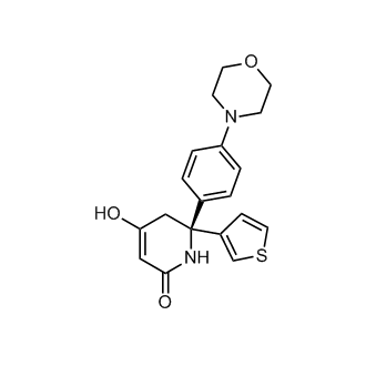 (S)-4-hydroxy-6-(4-morpholinophenyl)-6-(thiophen-3-yl)-5,6-dihydropyridin-2(1H)-one