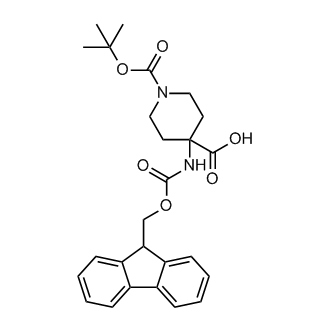 1-Boc-piperidine-4-Fmoc-amino-4-carboxylic acid
