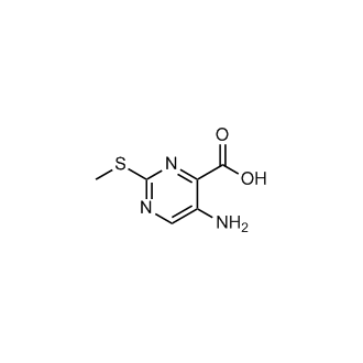 5-Amino-2-(methylthio)-4-pyrimidinecarboxylic acid