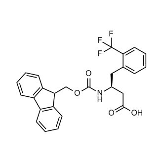 (S)-3-((((9H-Fluoren-9-yl)methoxy)carbonyl)amino)-4-(2-(trifluoromethyl)phenyl)butanoic acid