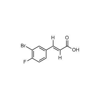 3-Bromo-4-fluorocinnamic acid