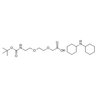 Dicyclohexylamine 2,2-dimethyl-4-oxo-3,8,11-trioxa-5-azatridecan-13-oate