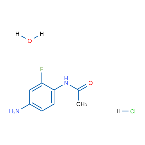 N-(4-Amino-2-fluorophenyl)acetamide hydrochloride hydrate 1g