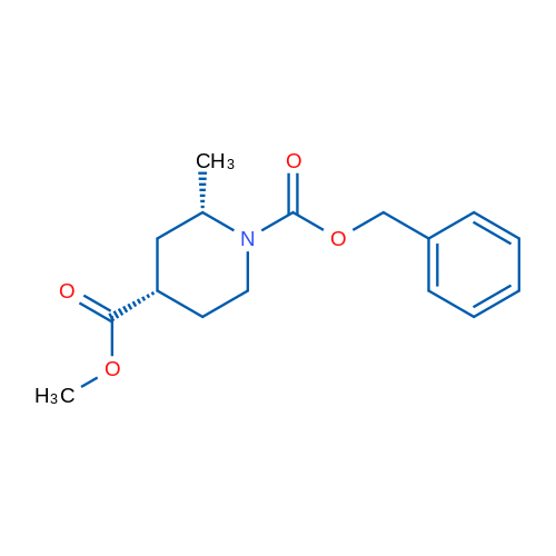 (2S,4S)-1-Benzyl 4-methyl 2-methylpiperidine-1,4-dicarboxylate 1g