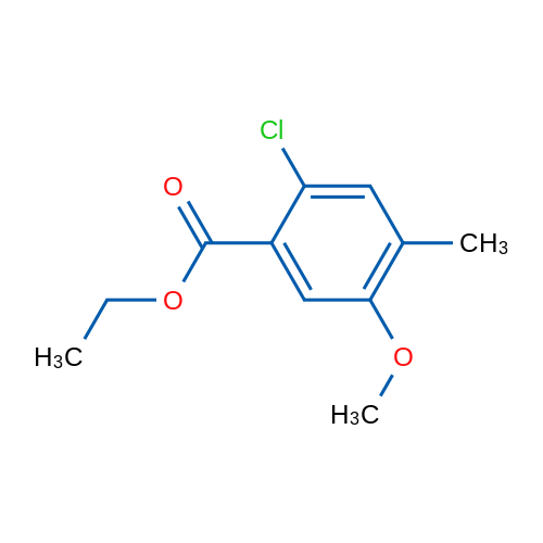 Ethyl 2-chloro-5-methoxy-4-methylbenzoate 1g
