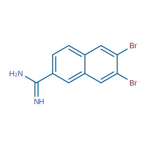 6,7-Dibromo-2-naphthimidamide 1g