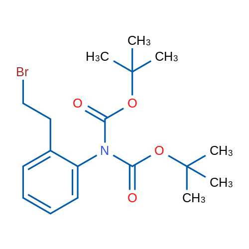Di-tert-butyl (2-(2-bromoethyl)phenyl)imidodicarbonate 1g
