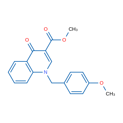 Methyl 1-(4-methoxybenzyl)-4-oxo-1,4-dihydroquinoline-3-carboxylate 1g