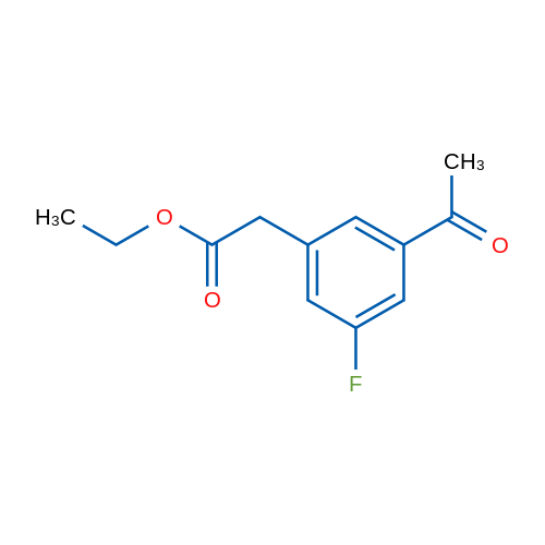 Ethyl 2-(3-acetyl-5-fluorophenyl)acetate 1g