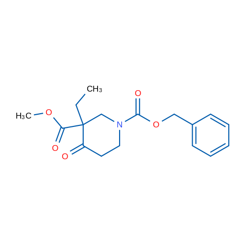 1-Benzyl 3-methyl 3-ethyl-4-oxopiperidine-1,3-dicarboxylate 1g