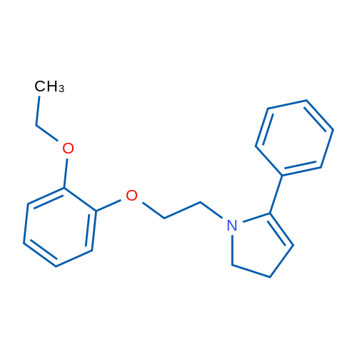 1-(2-(2-Ethoxyphenoxy)ethyl)-5-phenyl-2,3-dihydro-1H-pyrrole 1g