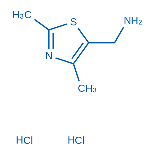 (2,4-Dimethyl-1,3-thiazol-5-yl)methylamine dihydrochloride 5g