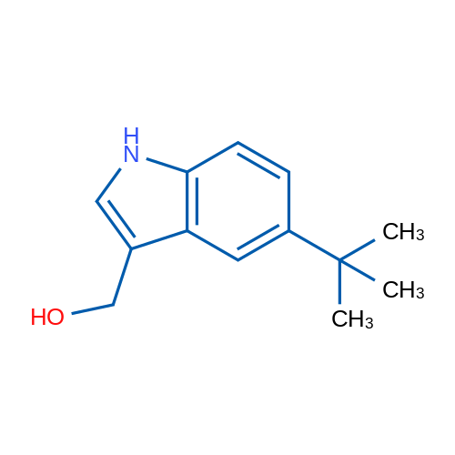 (5-(tert-Butyl)-1H-indol-3-yl)methanol 1g