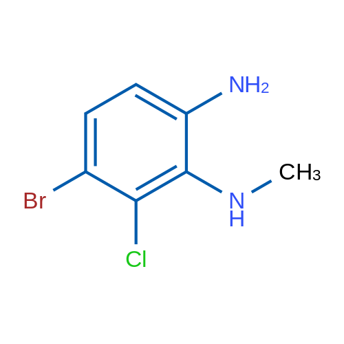 5-Bromo-6-chloro-N1-methylbenzene-1,2-diamine 1g