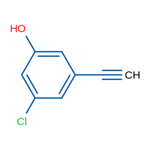 3-Chloro-5-ethynylphenol 1g