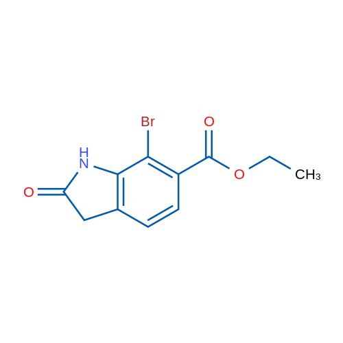 Ethyl 7-bromo-2-oxoindoline-6-carboxylate 1g