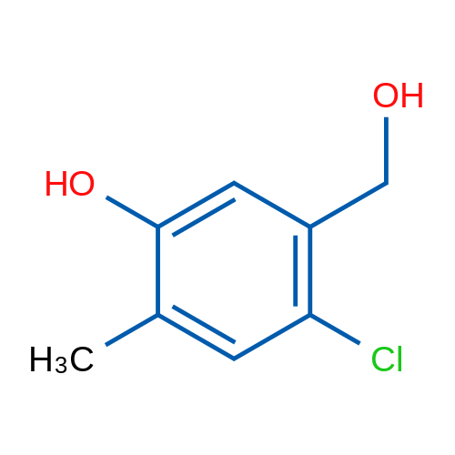 4-Chloro-5-(hydroxymethyl)-2-methylphenol 1g