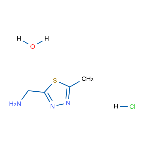 (5-Methyl-1,3,4-thiadiazol-2-yl)methanamine hydrochloride hydrate 1g
