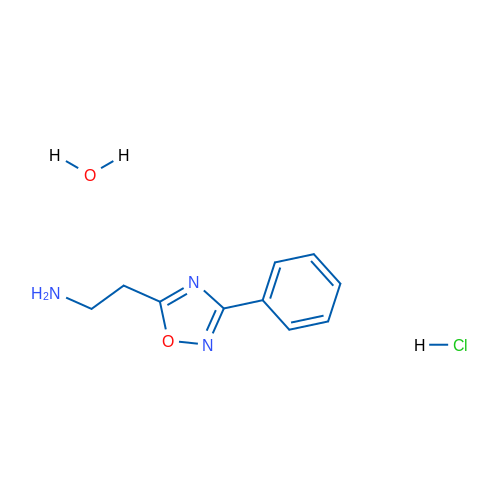 2-(3-Phenyl-1,2,4-oxadiazol-5-yl)ethanamine hydrochloride hydrate 1g