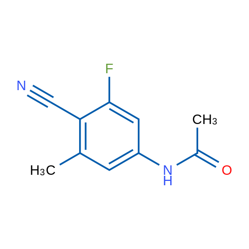 N-(4-Cyano-3-fluoro-5-methylphenyl)acetamide 1g