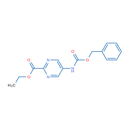 Ethyl 5-(((benzyloxy)carbonyl)amino)pyrimidine-2-carboxylate 1g